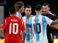 Revelan cómo Messi presionó al árbitro de Argentina ante Chile