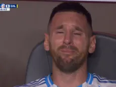 El impactante llanto de Lionel Messi tras su lesión