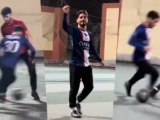 Egipcio se viraliza por ser un clon de Messi en el futbolito