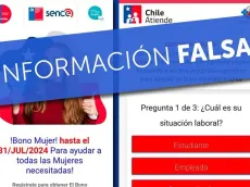 SENCE alerta sobre estafa de "Bono Mujer"