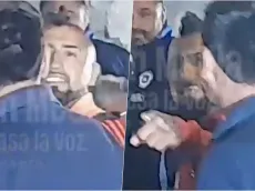 "Vas a ver": el tenso cruce entre Vidal y un hincha peruano