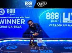 Chris Da-Silva vence Main Event do 888poker LIVE Coventry e leva forra da carreira