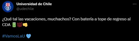 La U vuelve de vacaciones entre sonrisas.