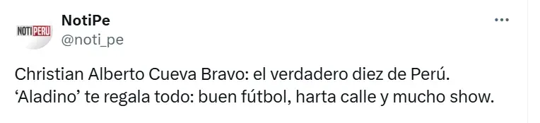 Hinchas piden a Cueva en la Selección. (Foto: Captura de pantalla)