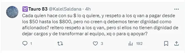 La afición de Cruz Azul está molesta.