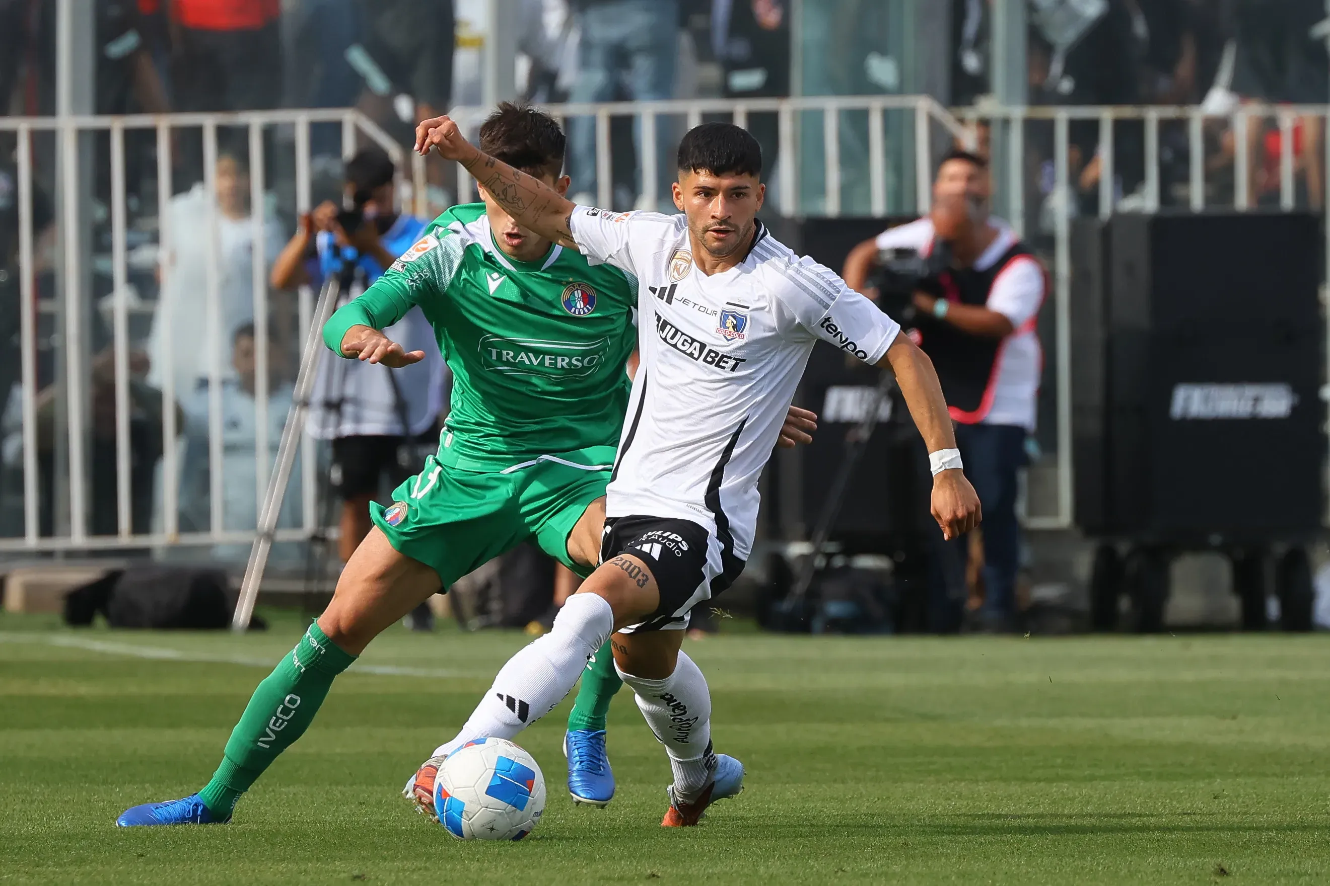 Cristián Riquelme en el último partido de Colo Colo este año. (Foto: Photosport)