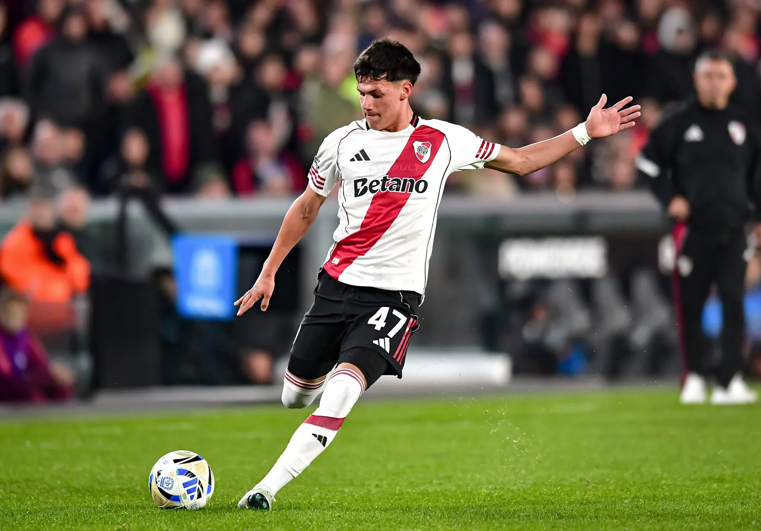 Juan Cruz Meza, juvenil de River. (Getty Images)