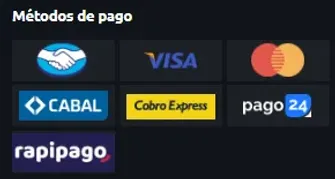 Métodos de pago Betano