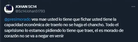 Aficionados del Saprissa en las redes sociales.