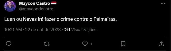 Tweet São Paulo 2