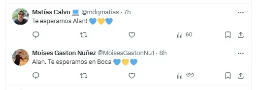 Los hinchas de Boca lo llenaron de comentarios a Velasco.