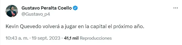 ¿Kevin Quevedo volverá a Alianza Lima? | Créditos: Twitter @Gustavo_p4.