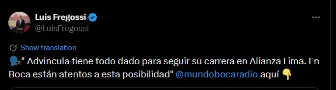 Fuente: @LuisFregossi