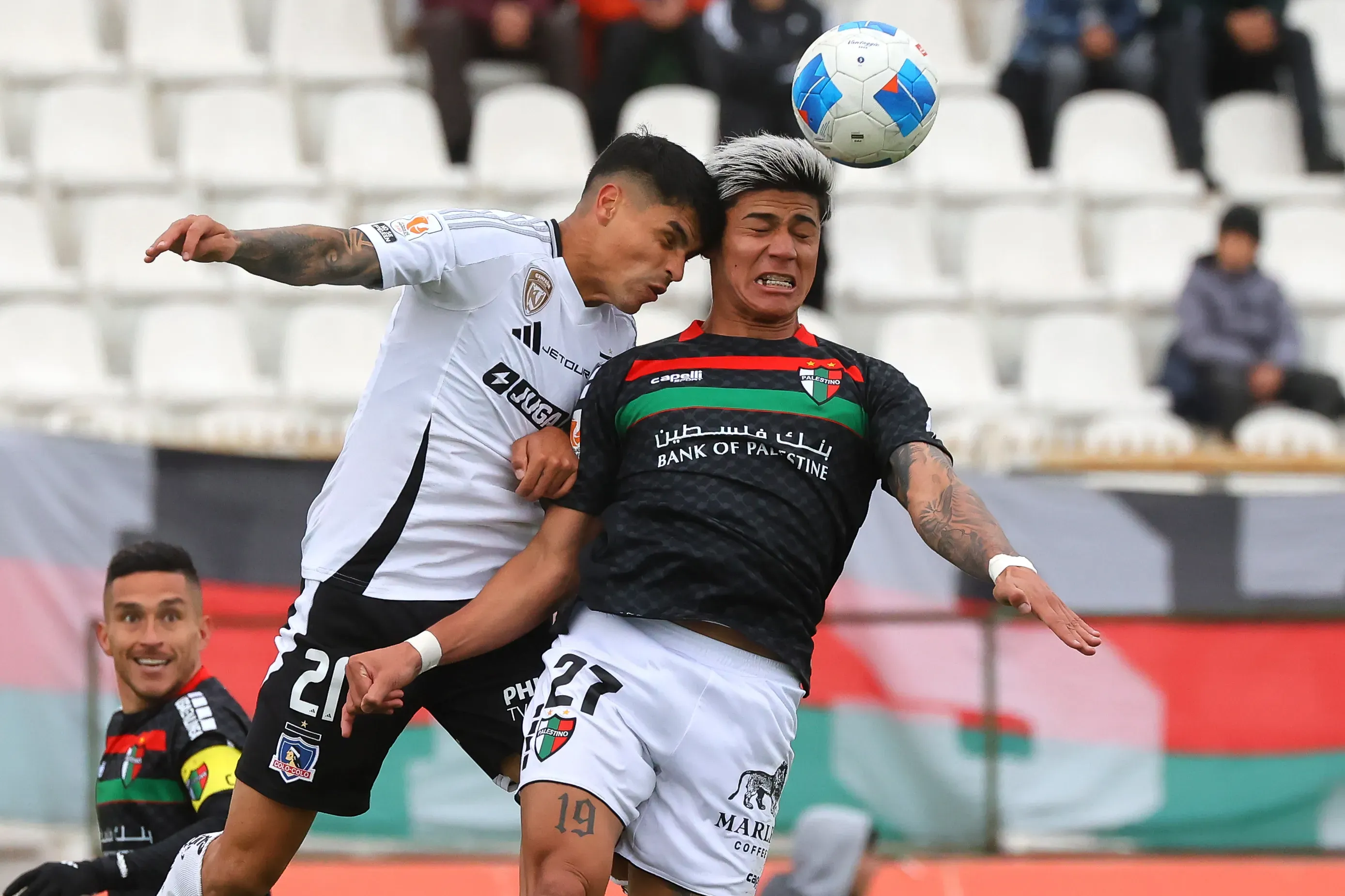 Junior Marabel viene de una correcta campaña en Palestino. ¿Será Colo Colo su próximo destino? | Foto: Photosport.
