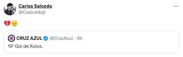 Carlos Salcedo reaccionó a la dura derrota que recibió Cruz Azul ante Xolos por la ida de los cuartos de final del Apertura 2024. Por primera vez desde su llegada a México, Martín Anselmi fue tác