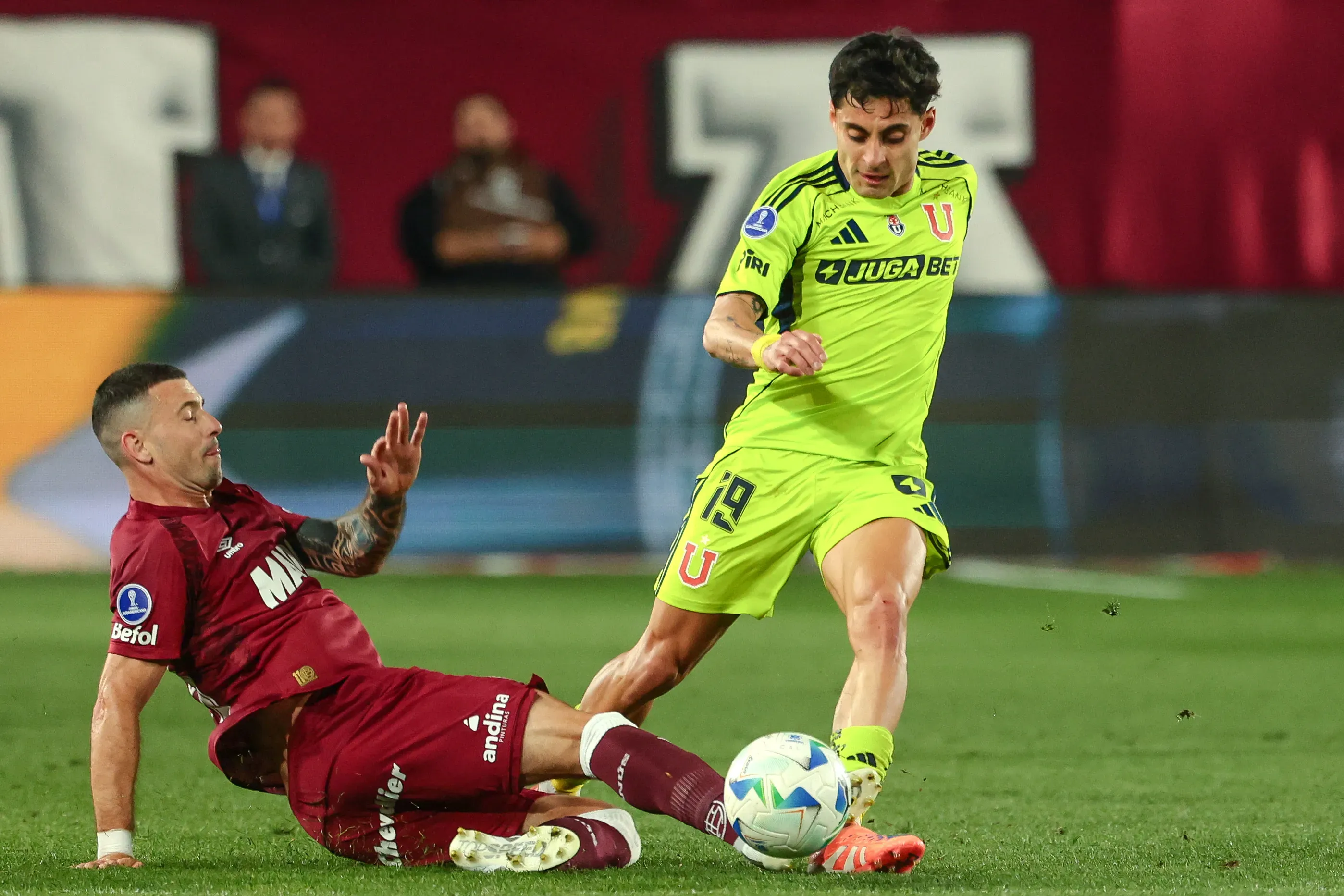 La U buscará revancha en la Copa Sudamericana tras el polémico partido contra Lanús. Foto: Javier Vergara/Photosport
