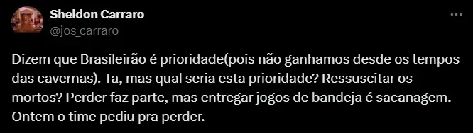 Torcedor do Internacional. Foto: Reprodução/ Twitter