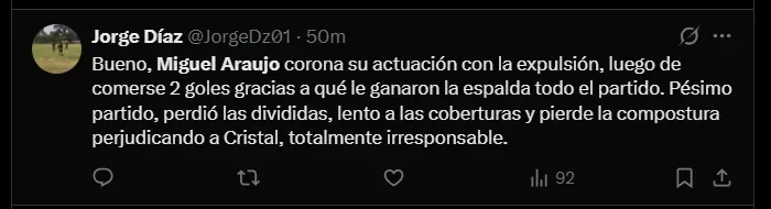 Fuente: &#039;X&#039;