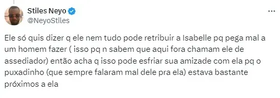 Davi é defendido