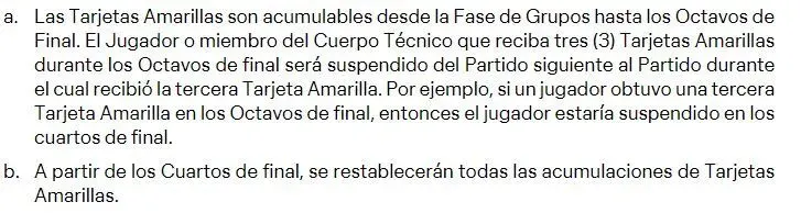 El límite de tarjetas amarillas en la Leagues Cup 2024