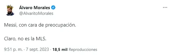 Conmebol No Es La Mls La Frase Que Repitió Álvaro Morales Hasta Que Messi Clavó Su Golazo De 5054