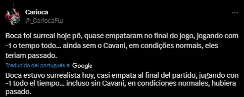 En Brasil hablan del “miedo” a Boca.