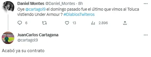 Toluca ya no tendría Under Armour. (@cartagol9)