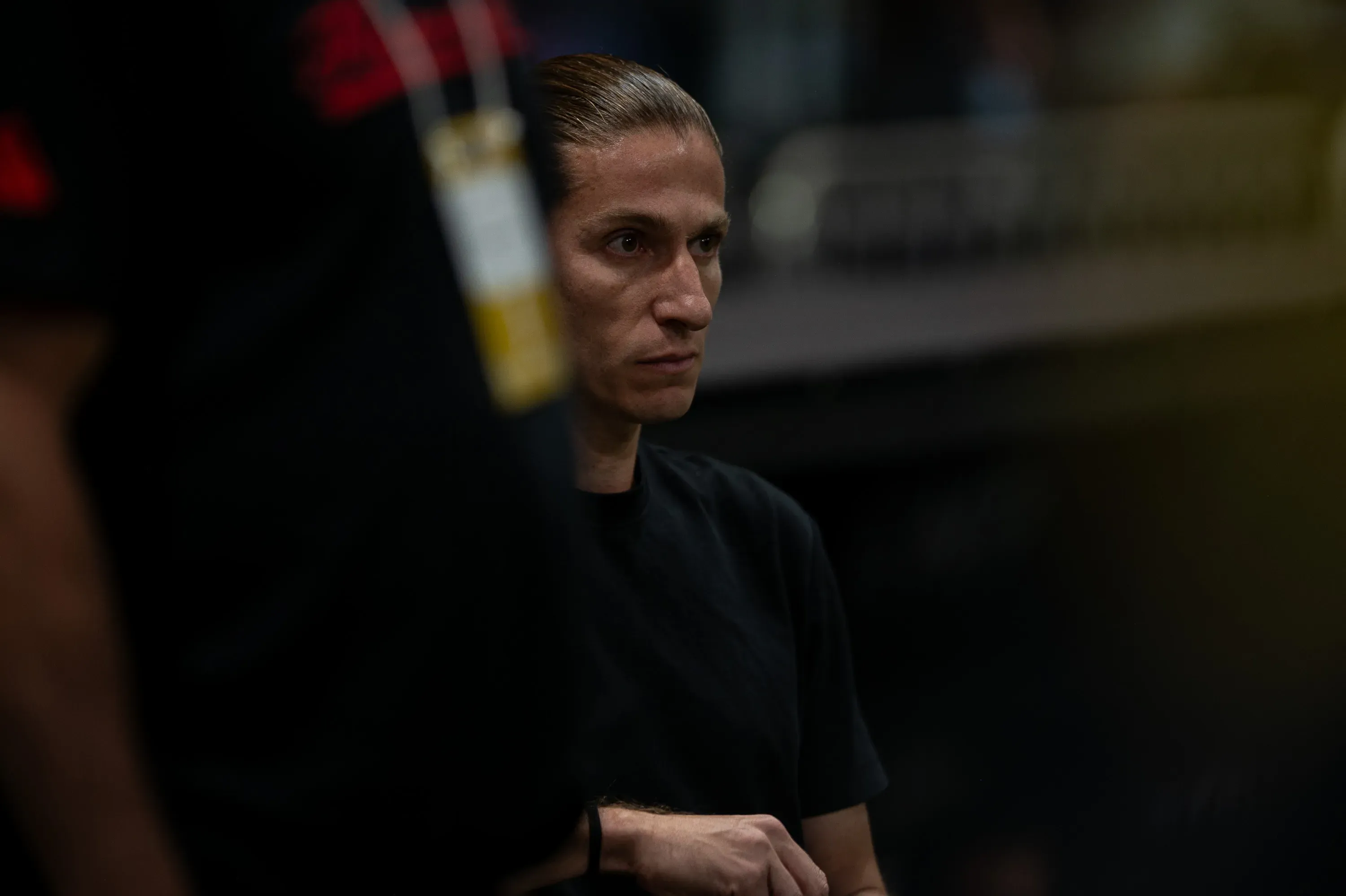Filipe Luís técnico do Flamengo durante partida contra o Atletico-MG no estadio Arena MRV pelo campeonato Brasileiro A 2025.