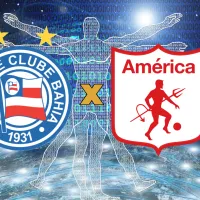 Inteligência artificial crava Bahia vencendo América de Cali por 3 a 1 pela Copa Sul-Americana