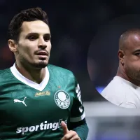 Raphael Veiga se despede de Mayke, que deixa o Palmeiras rumo ao Santos