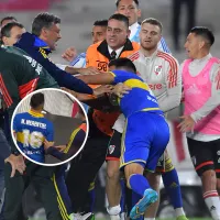 VIDEO | La furia de Merentiel camino al vestuario tras la expulsión en el Superclásico