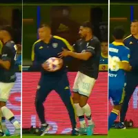 VIDEO | Polémica con Almirón en Boca: ¿Le dio un codazo a un jugador de Belgrano en pleno partido?