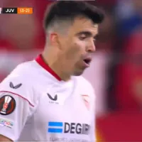 VIDEO | La insólita expulsión del Huevo Acuña ante Juventus por la Europa League