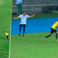 VIDEO | No se vio: Almirón, desesperado con Pol Fernández segundos antes del gol de Deportivo Pereira