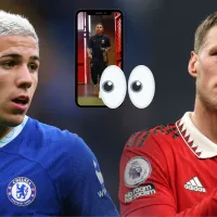 El PICANTE detalle de Enzo Fernández contra el \&#039;Bobo\&#039; Weghorst antes de cruzarse por Premier League