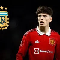 Garnacho fue convocado por Scaloni a la Selección y ASÍ respondió