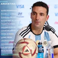 Sorprende Scaloni: Facundo Buonanotte se suma a la gira de la Selección Argentina por Asia