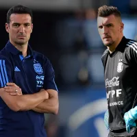 Scaloni: \'Armani no está afuera de la Selección\'