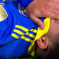 VIDEO Dolor absoluto en Boca: Langoni rompió en llanto y pidió el cambio por lesión