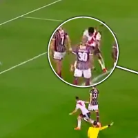 No se vio: el VIDEO de Borja gritándole el gol en la cara a Felipe Melo