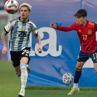 Garnacho debutó en la Selección, pero aún puede jugar para España: el motivo