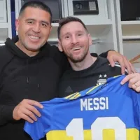 ¿Se pone la camiseta de Boca? El plan de Riquelme para 'seducir' a Messi en su despedida