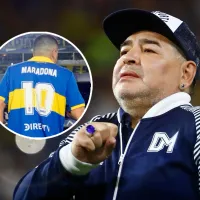 La respuesta de la cuenta de Maradona a Riquelme tras el emotivo homenaje