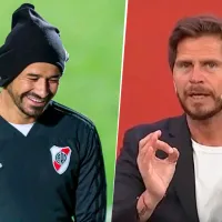 Se vengó: Mora fue al Monumental y cargó al Pollo Vignolo por haberlo confundido con Coria