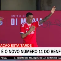 VIDEO  Di María fue recibido por una multitud y enloqueció a los hinchas de Benfica