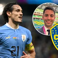 Con una lluvia de tuits, Gastón Edul dio detalles de las negociaciones de Cavani con Boca: \&#039;Insisto\&#039;