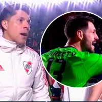 VIDEO  Enzo Pérez encaró a Batalla: \&#039;Te haces el guapo ahora\&#039;