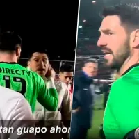 \'Festejan el empate\': lo que no se vio del cruce entre Enzo Pérez y Batalla