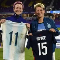 El retiro de la leyenda: el día que Megan Rapinoe apoyó a la Selección Argentina