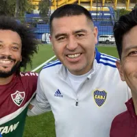 Marcelo le dijo a Riquelme qué jugador del actual plantel de Boca 'es un fenómeno'
